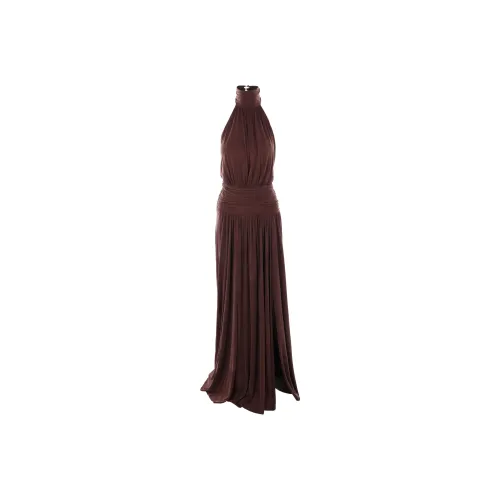 Elisabetta Franchi Jewelled Bow Carpet Maxi Dress