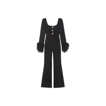 Self portrait Jumpsuit Women's Black