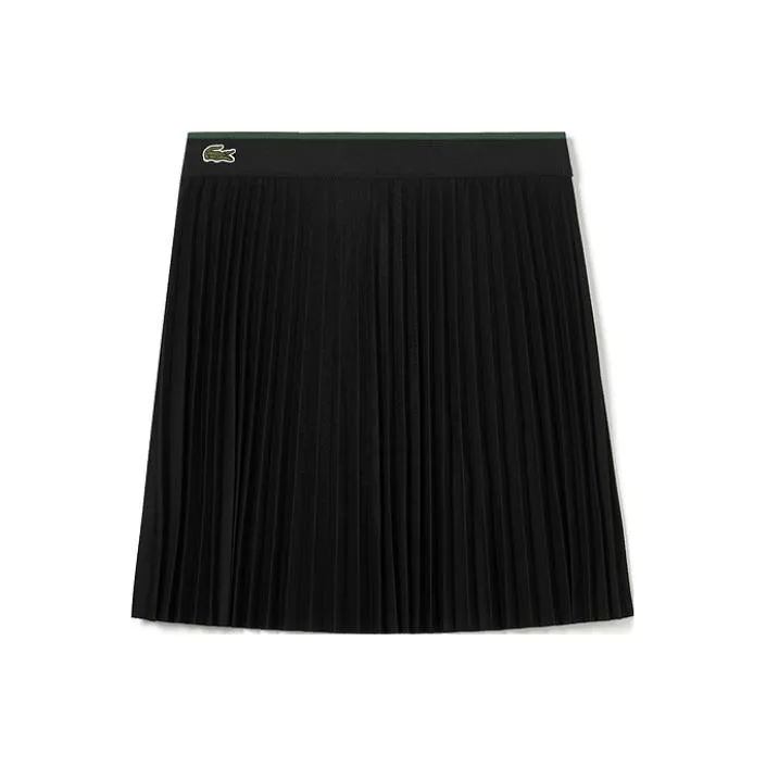 LACOSTE Casual Short Skirts Women's Black-0