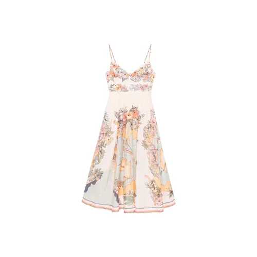 Zimmermann Tallow Tucked Bodice Dres