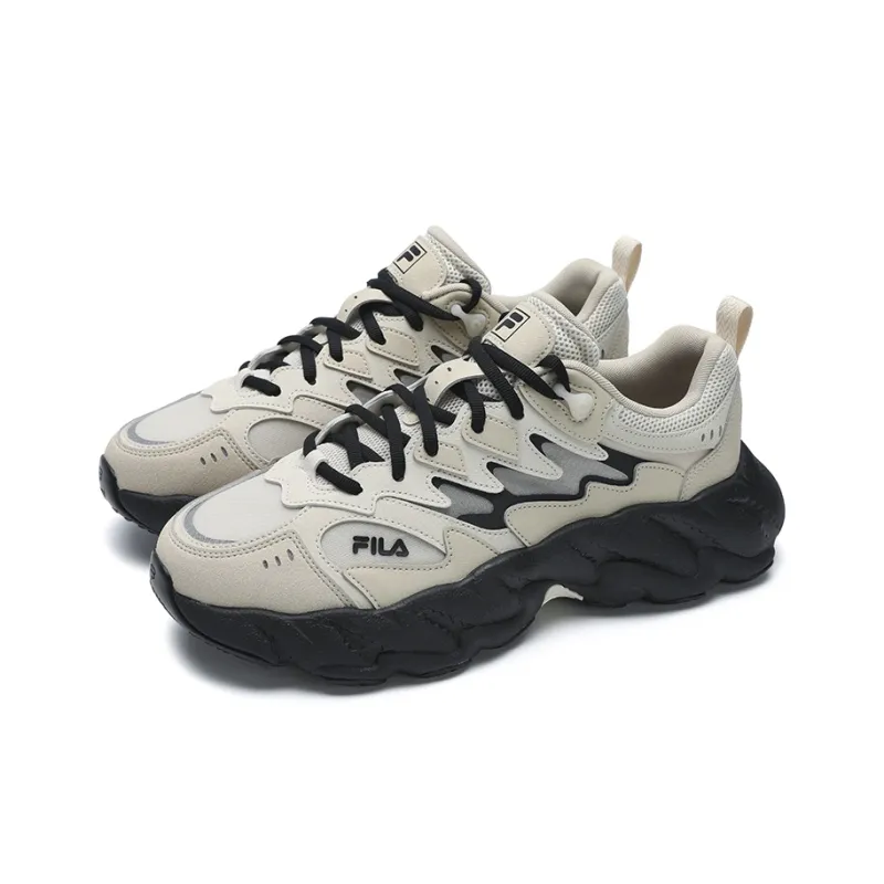 FILA Fern 2 Fern Sneakers 2.0 Abrasion Resistant Breathable Low Top Casual Shoes Men's White Yellow-2