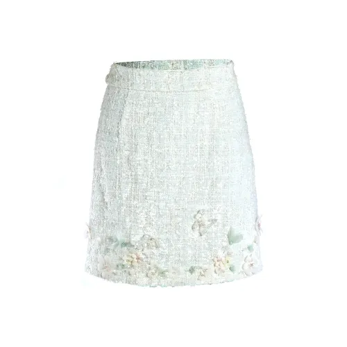 Marie Elie Casual Short Skirts Women's White