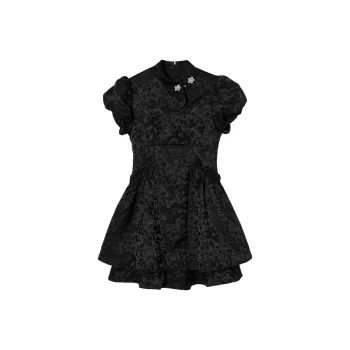 EPTISON WOMAN Short Sleeved Dresses Women's Black