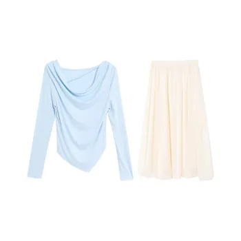 HAPG Two Piece Skirt Sets Women's