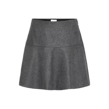 ARITZIA Wilfred Clove Skirt Casual Short Skirts Women's Heather Dark Grey/Heather Dark Gray