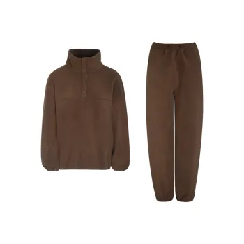 Little Pull Casual Suit Women's Coffee