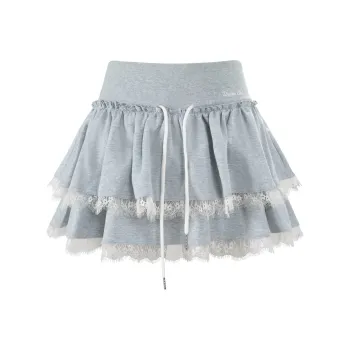 UNIFREE Casual Short Skirts Women's Light Heather Gray