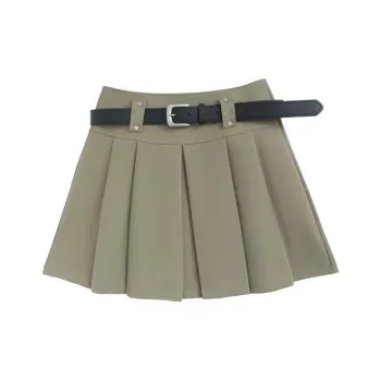 KEAB Casual Short Skirts Women's Khaki