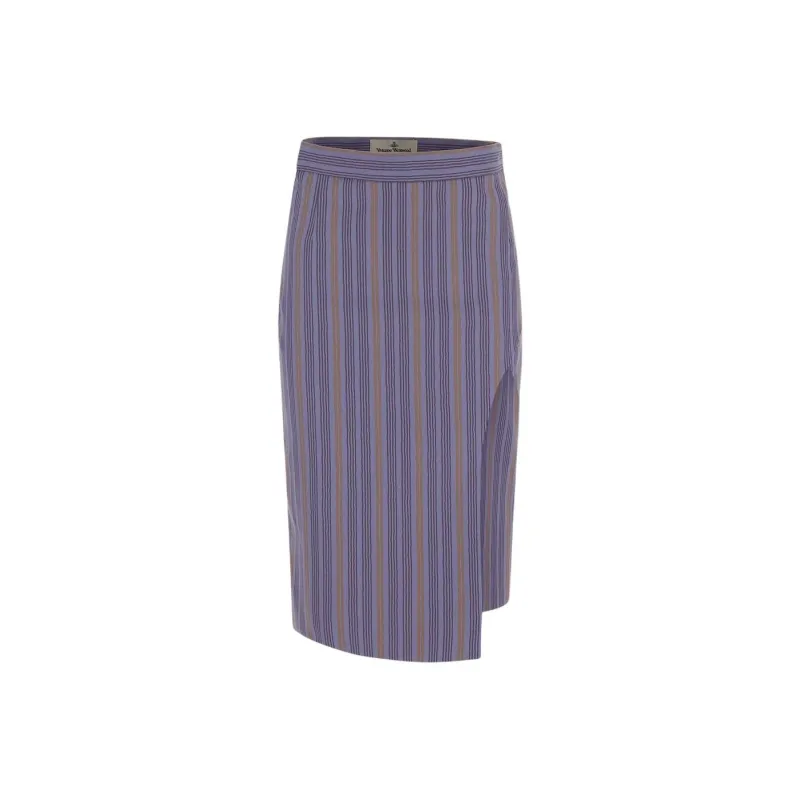 Vivienne Westwood Casual Long Skirts Women's Purple-0