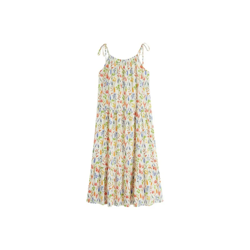 Inman Sleeveless Dress Women's Fresh Floral-0