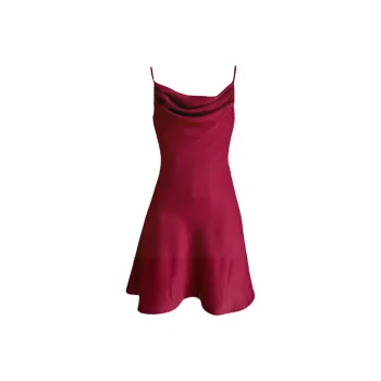 Udon House Slip Dress Women's Red