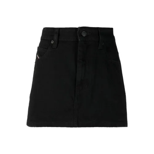 DIESEL Denim Short Skirts Women's Black