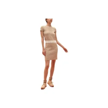 HERMES Casual Short Skirts Women's Ecru