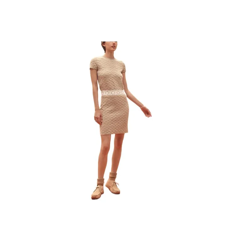 HERMES Casual Short Skirts Women's Ecru-0