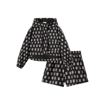 EICHITOO Casual Suit Women's Black Pattern