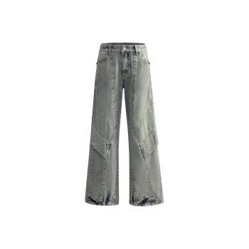 ZXZA Jeans Women's Mud Dyeing