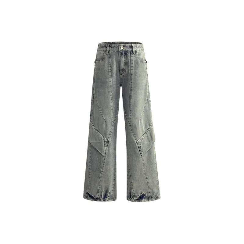 ZXZA Jeans Women's Mud Dyeing-0
