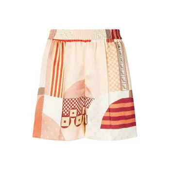 FENDI SS25 Casual Shorts Women's Pink
