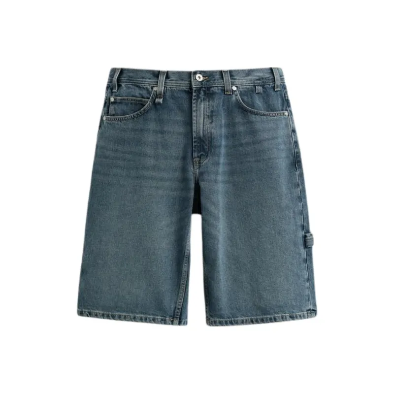 ZARA Denim Shorts Men's Medium Blue-0