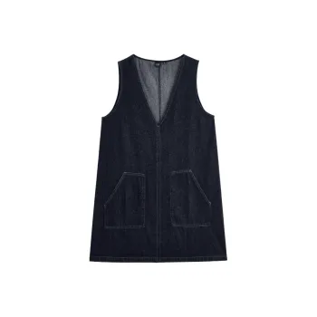 GAP Sleeveless Dresses Women's Dark Color Washed