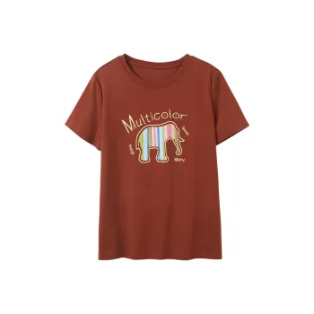 3COLOUR T Shirt Women's Brick Red
