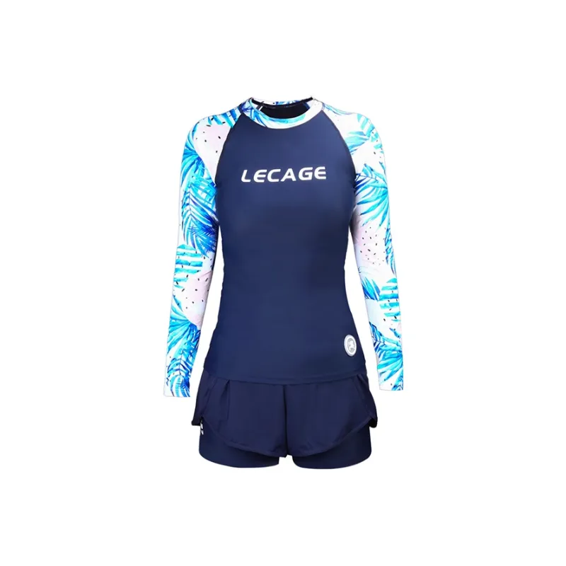 LECAGE Two Piece Swimsuit Women's Black-24