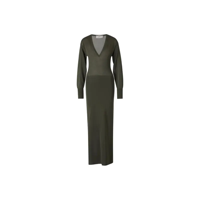 AMIPARIS V neck Maxi Dress-0