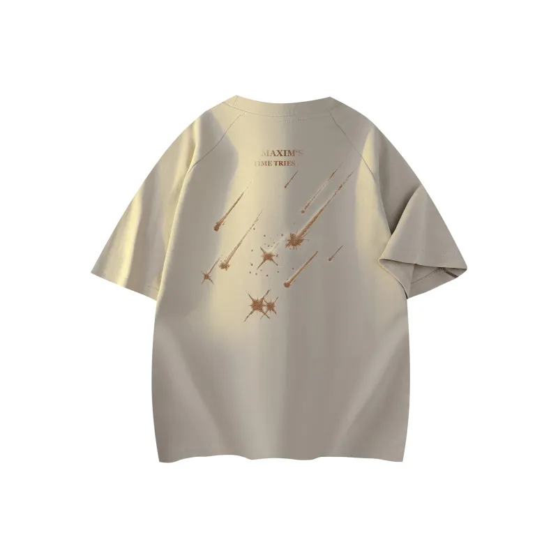 Maxim's De Paris Short Sleeved T Shirts Unisex-2