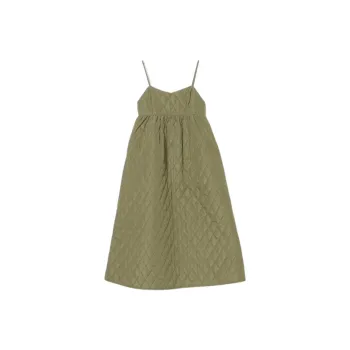 Beams Slip Dress Women's Olive Green