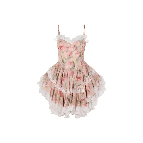 Selkie Collection FW24 Slip Dress Women's Rose Garden In Memory Print