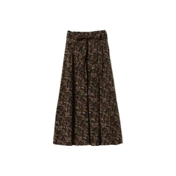 Beams Casual Long Skirts Women's Brown