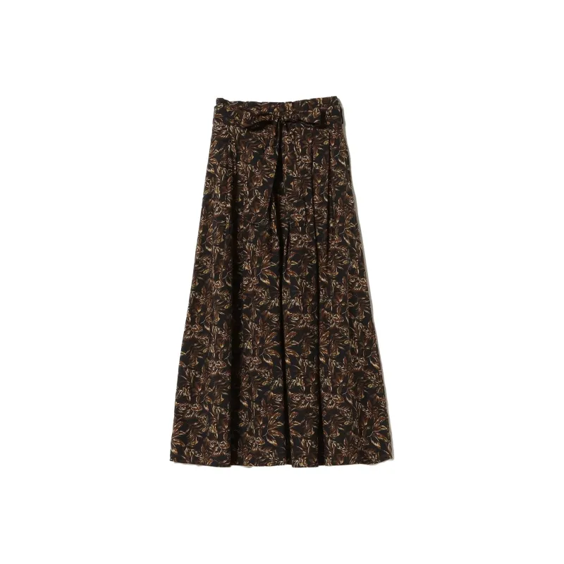 Beams Casual Long Skirts Women's Brown-0