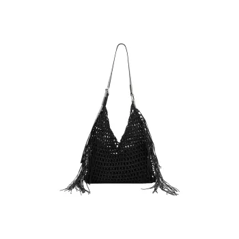 ALLSAINTS Sabine Crochet Shoulder Bag
