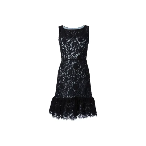 Balenciaga Sleeveless Lace Mini Dress