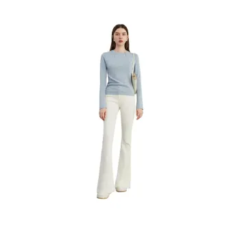 DPLAY Jeans Women's Trendy White