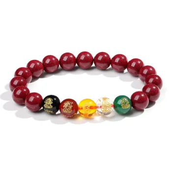 CMFY Cinnabar Jade Bracelets Unisex