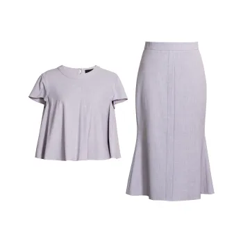 ROEYSHOUSE Skirt Set Women's Light Purple