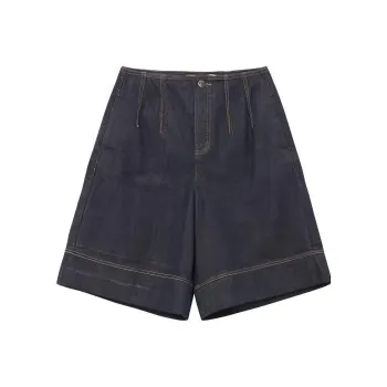 Broadcast Denim Shorts Women's B89 Dark Denim Blue