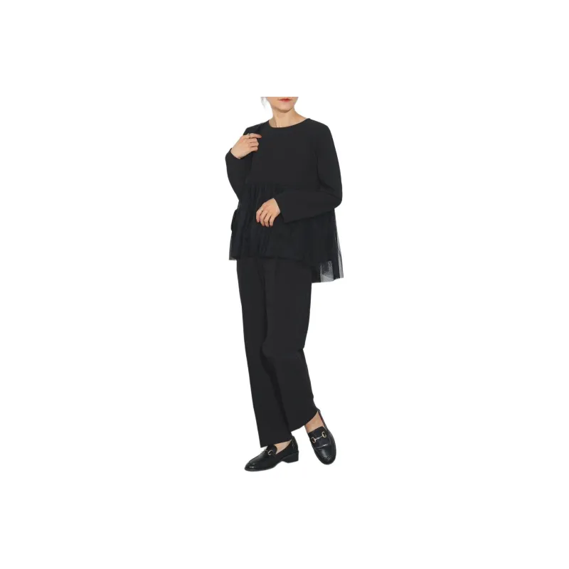 Beams Casual Suit Women's Black-0