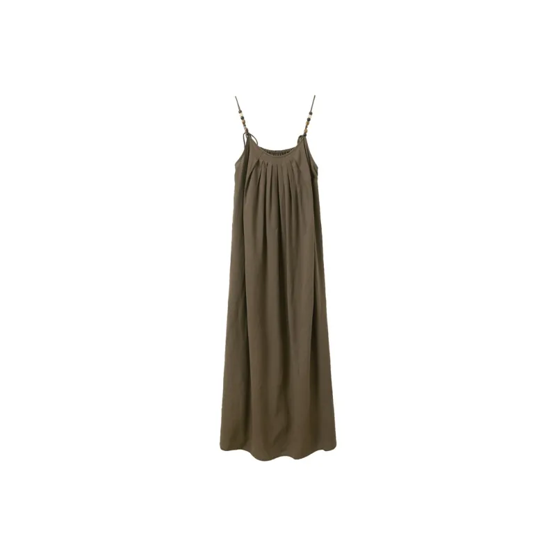 3COLOUR Slip Dress Women's Hazelnut Brown-0