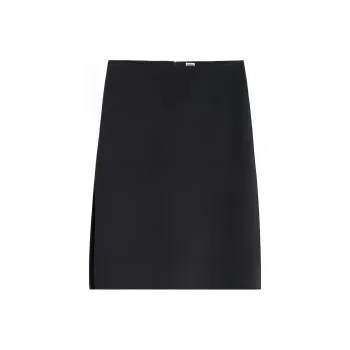 TOTEME Side slit Wool Straight Skirt