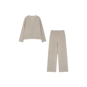 IHIMI Casual Suit Women's Light Khaki