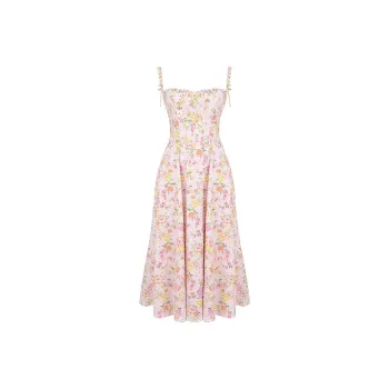 HOUSE OF CB Clarabelle Slip Dress Women's PINK/Pink