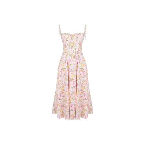 HOUSE OF CB Clarabelle Slip Dress Women's PINK/Pink