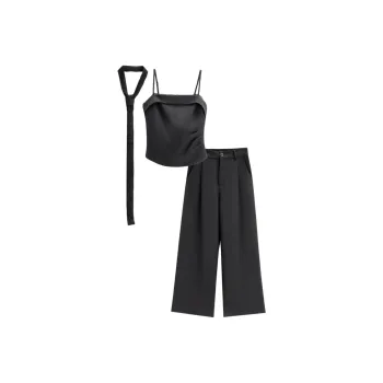 Love To Serve Casual Suit Women's Black