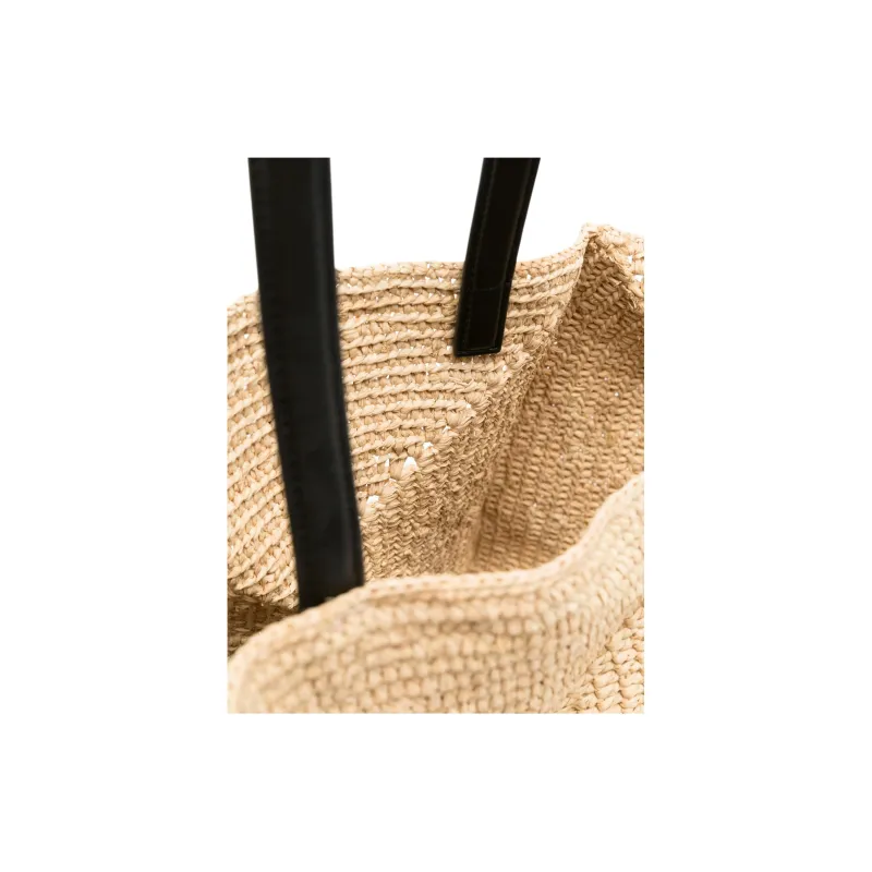 NANUSHKA Raffia Tote Bag, Shopping Bag, Shoulder Bag Men's Beige-2