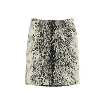 TOTEME Abstract-print Midi Skirt