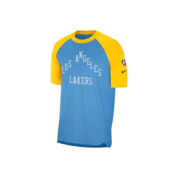 Nike x NBA Los Angeles LakersSwoosh T Shirt Men's Blue/Gold