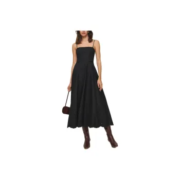 REFORMATION Cherie Dress Slip Dresses Women's Black