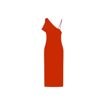 NANUSHKA Asymmetric Midi Dress
